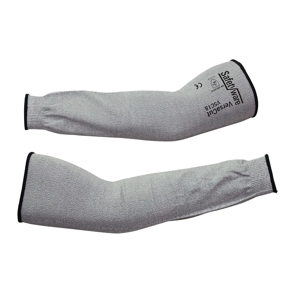SAFETYWARE VersaCut 18" HPPE Blend Cut Level D Protective Sleeves