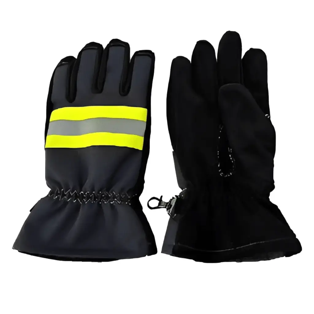 [FFA-G-NBL-XL] SAFETYWARE Navy Blue Firemen Gloves