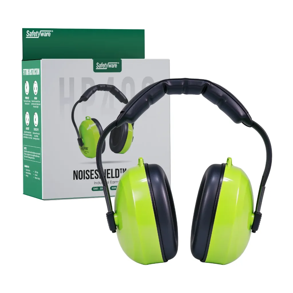 SAFETYWARE NoiseShield Lite Lightweight Earmuffs – SNR 30dB / NRR 23dB