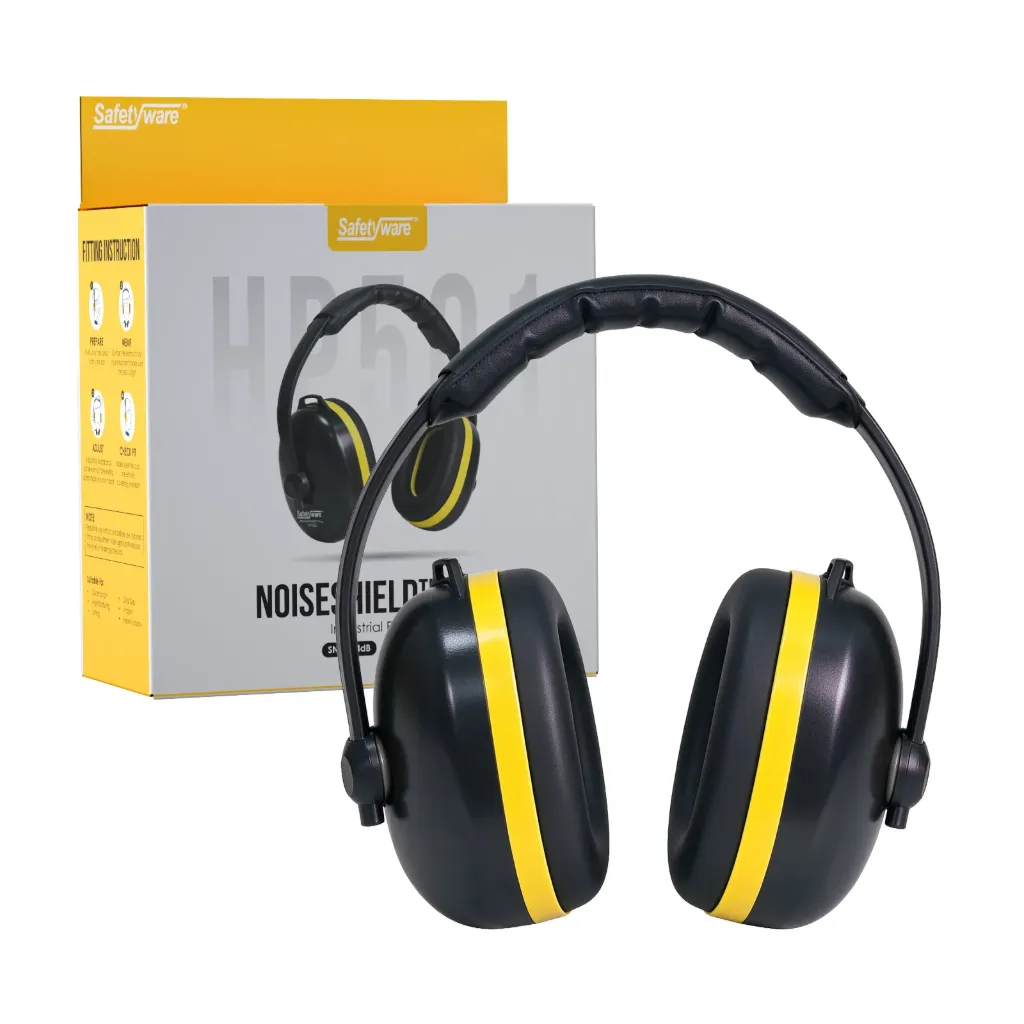[HP501] SAFETYWARE NoiseShield Pro Professional Earmuffs – SNR 34dB / NRR 27dB