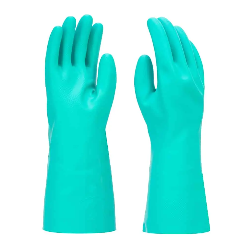 [GNU1813-MD] SAFETYWARE Chem-Pro GNU1813 Heavy Duty 13" Unlined Nitrile Gloves (M / 8)