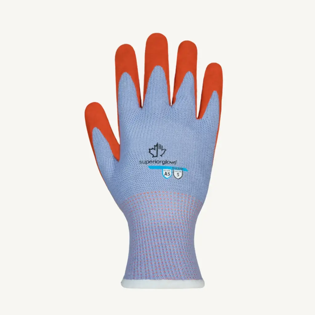 [S10LXPB-XS] SUPERIOR GLOVE Food Safe Hypodermic Puncture Protection Gloves with Cut Resistance (ANSI Cut Level A4 / Puncture Level 5) (XS / 6)