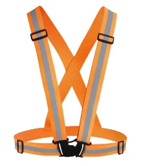 [SV501-ORN] SAFETYWARE Elastic Belt-type Safety Vest (Orange)