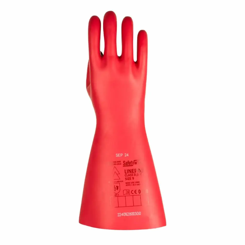 [VLT-C0-MD] SAFETYWARE LinePro Class 0 Electrical Rubber Insulating Gloves (M / 8)