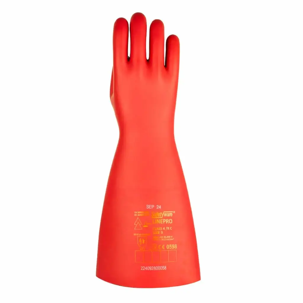 [VLT-C4-MD] SAFETYWARE LinePro Class 4 Electrical Rubber Insulating Gloves (M / 8)