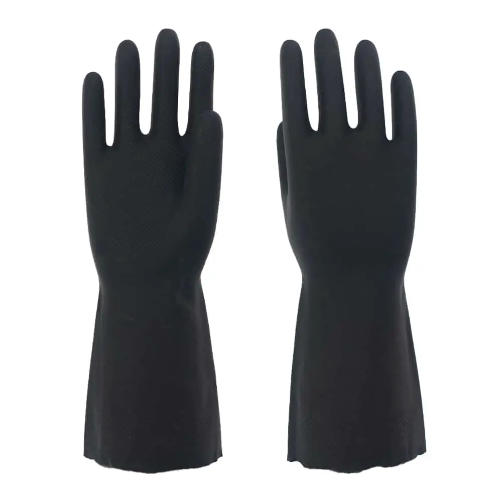 [NEO2813-SM] SAFETYWARE NeoPlus NEO2813 Heavy Duty 13" Black Flocklined Neoprene Gloves (S / 7)