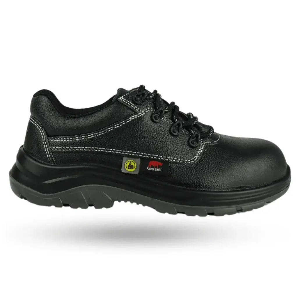 [ES101KP-A-35] RHINO SHOE PU Series FlexiGuard ES101KP Low-Cut with Lace Safety Shoes (Grade A, 35 (EU) / 2 (UK))