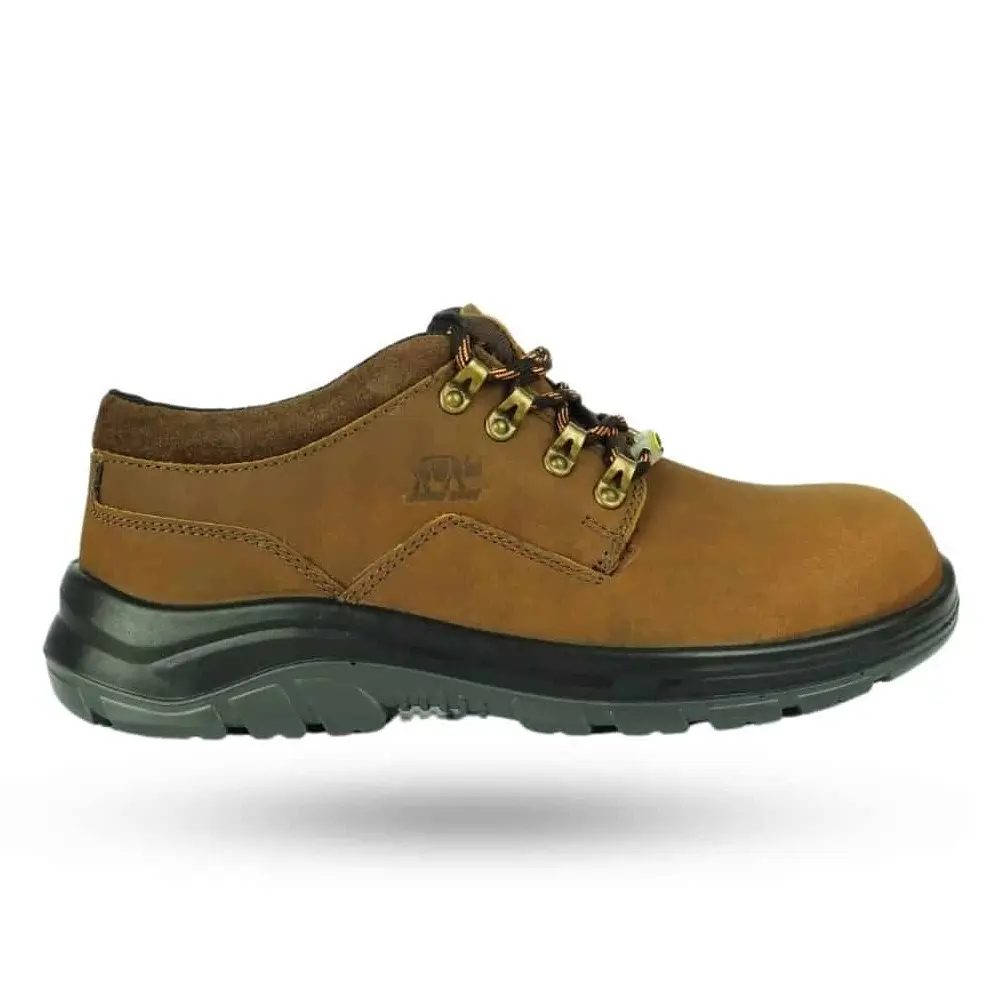 [CH111KP-A-35] RHINO SHOE PU Series PrimeGuard CH111KP Low-Cut with Lace Safety Shoes (Grade A, 35 (EU) / 2 (UK))
