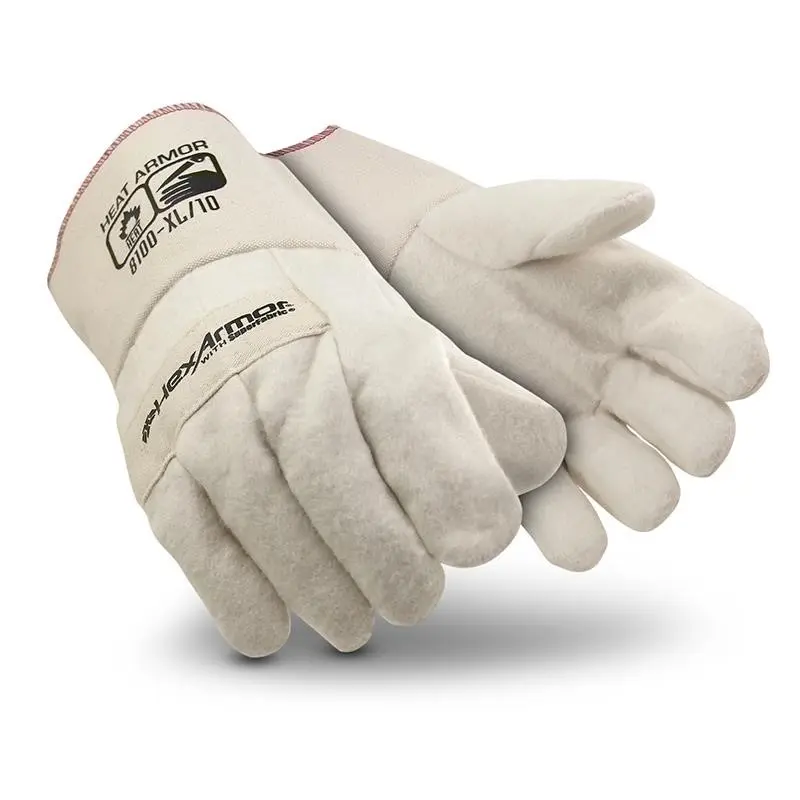 [8100-L] HEXARMOR Hotmill Heavy Duty Cut & Heat Resistant Gloves (ANSI Cut Level A8)