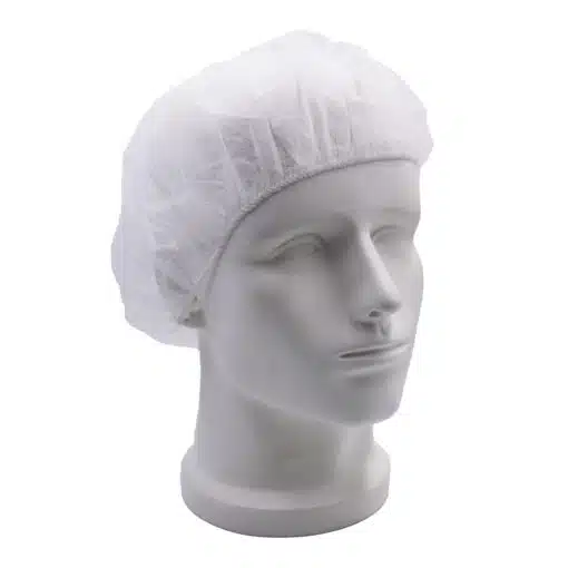 SAFETYWARE Disposable Non-Woven PP Mob Cap (12gsm, 21")