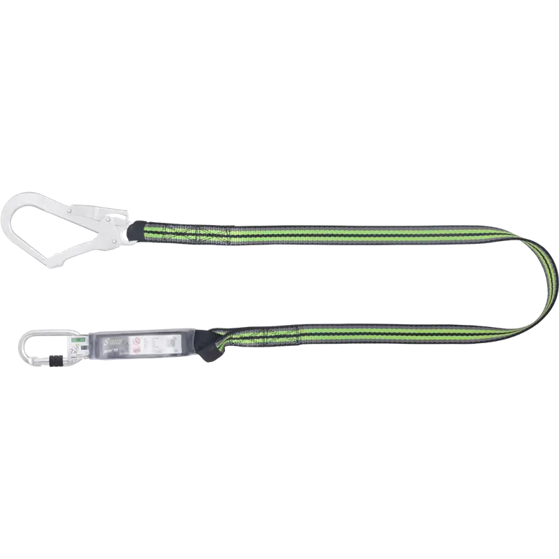 [FA3030418] KRATOS 1.8-meter Energy Absorbing Webbing Lanyard with Scaffold Hook & Karabiner
