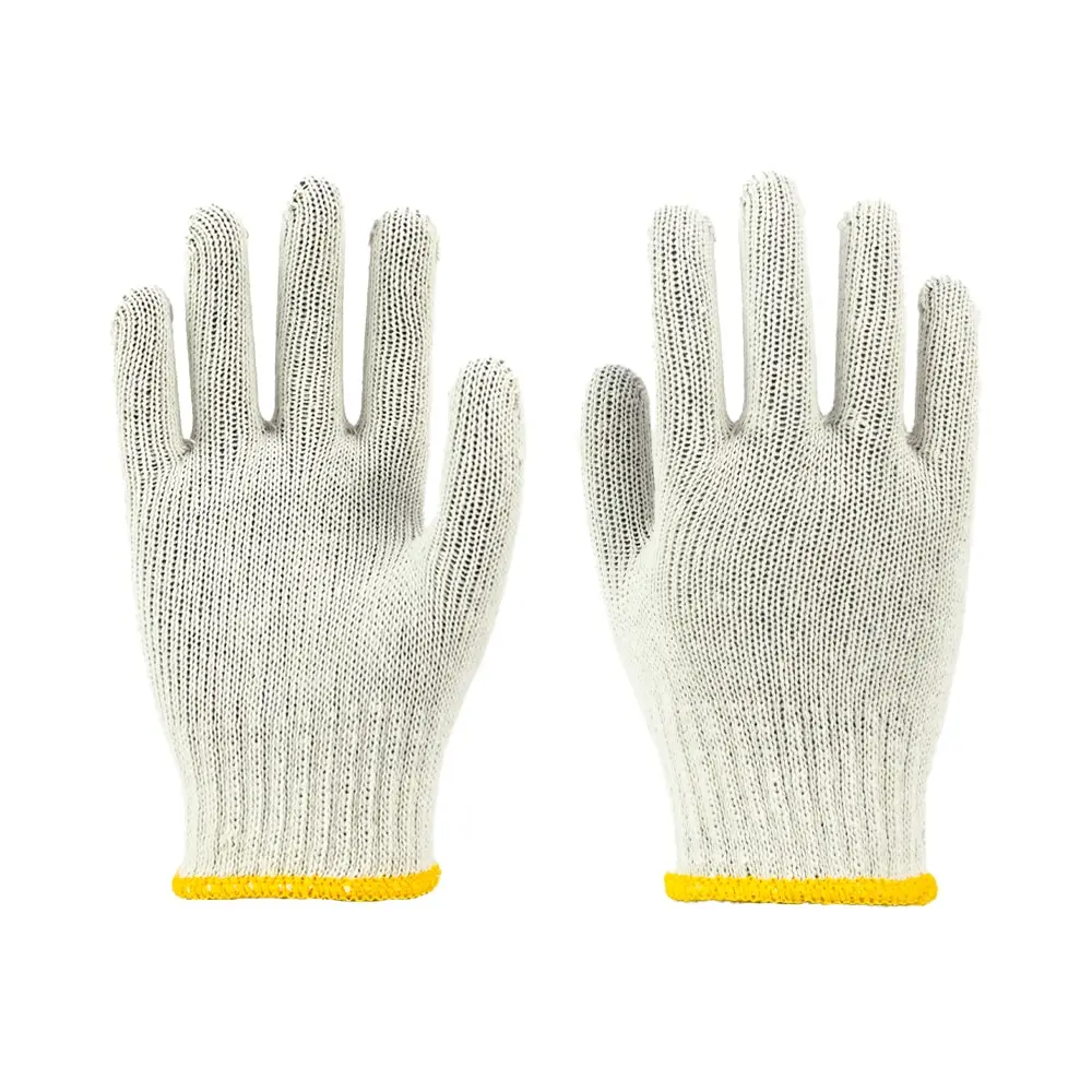 [104-10P] 400g Polycotton Knitted Gloves