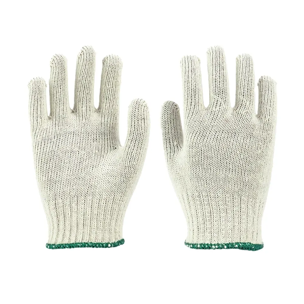 [105-10P] 500g Polycotton Knitted Gloves
