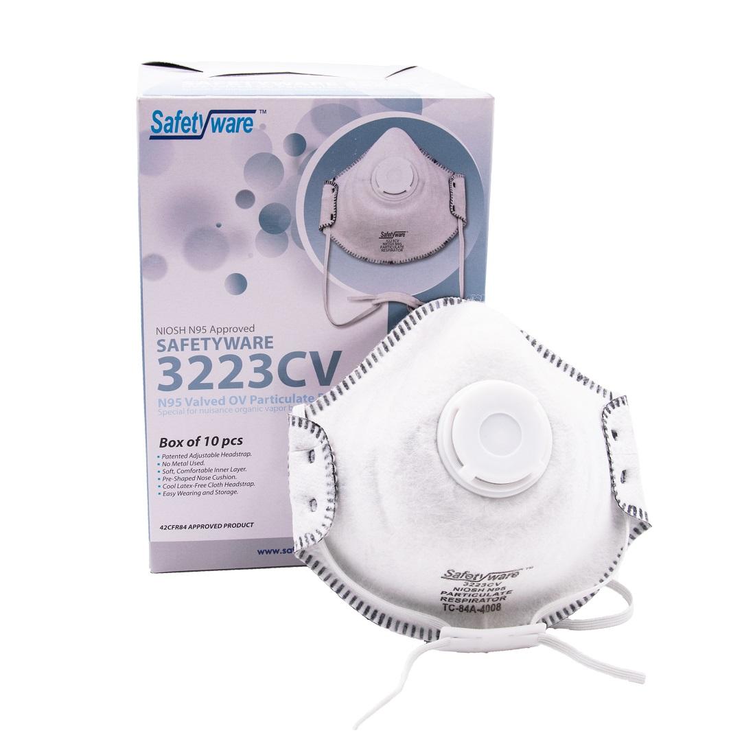 SAFETYWARE 3223CV N95 Particulate Respirator