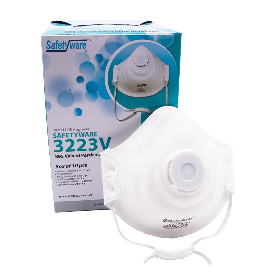 SAFETYWARE 3223V N95 Particulate Respirator