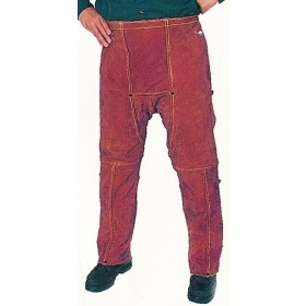Lava Brown Leather Chaps