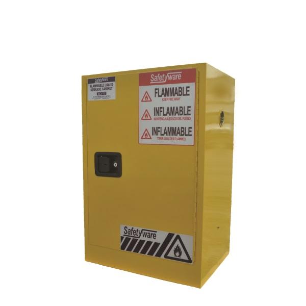 Safetyware Safetyware 12 Gallons Yellow Safety Cabinet For