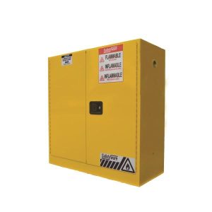 30gallon_yellow safety cabinet_flammable