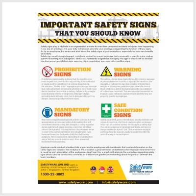 Important Safety Signs That You Should Know