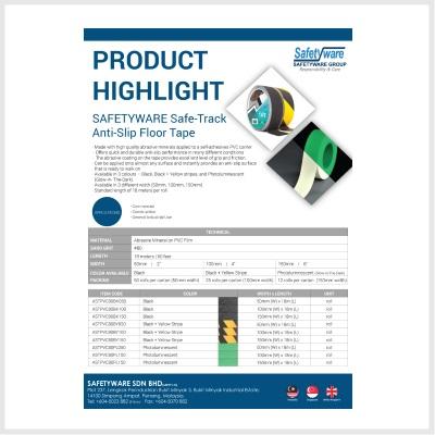 Product Highlight - SAFETYWARE Safe-Track Anti-Slip Floor Tape
