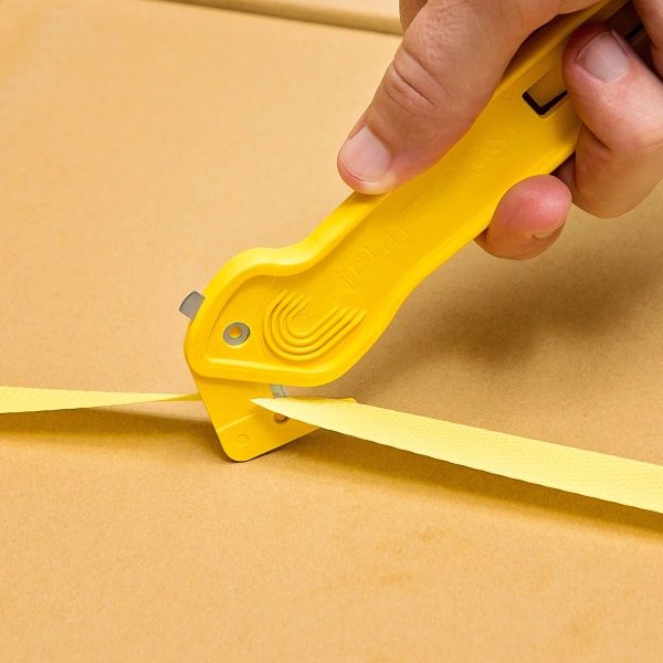 Pacific Handy Cutter EBC1 Concealed Safety Cutter, Safe and Efficient  Cutting for Shrink Wrap, Stretch Wrap, Cardboard, Tape, Plastic Straps, and  much