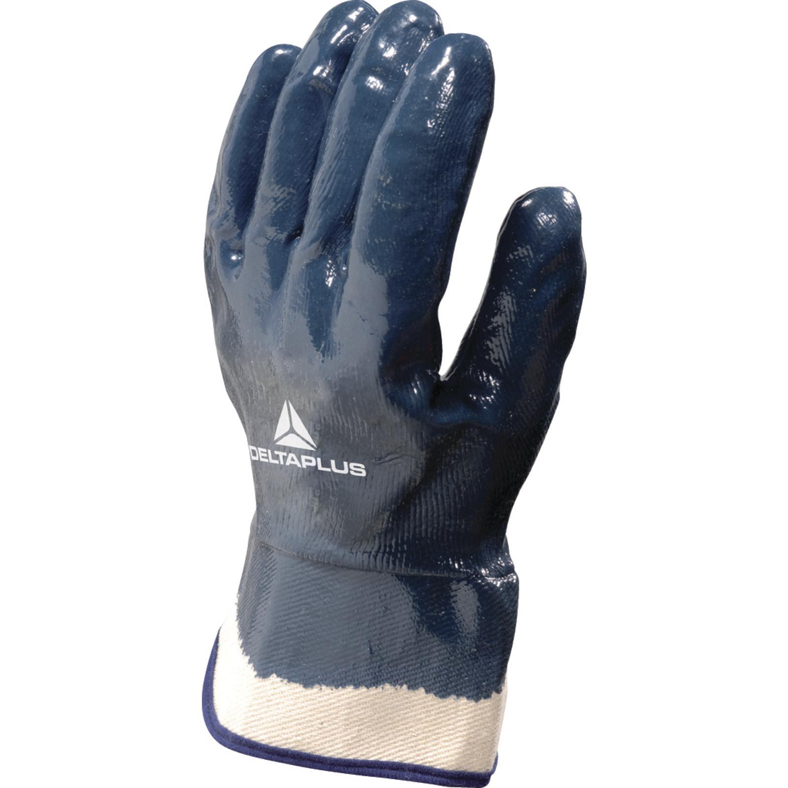 Delta Plus Venitex NI150 heavy Duty bleu nitrile sécurité gants de travail tailles 7-10