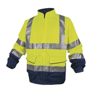 DELTA PLUS Panostyle High Visibility Working Jacket in Polyester/Cotton