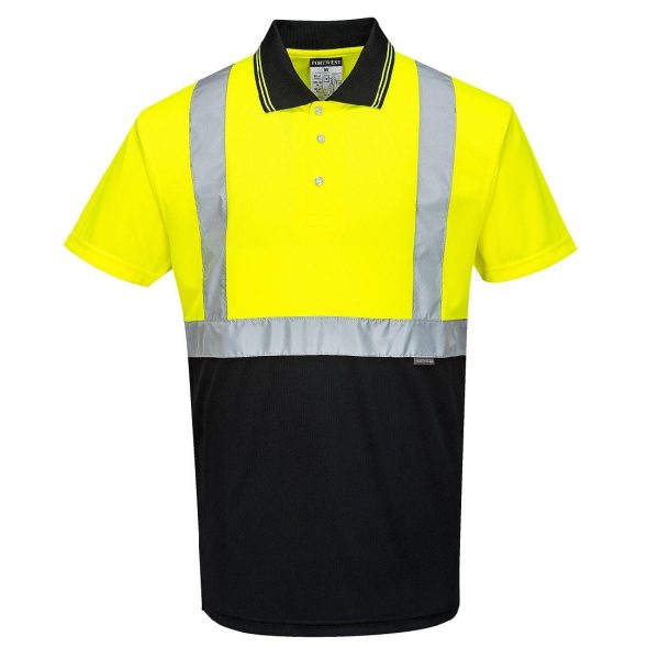 PORTWEST TWO TONE HI-VIS T-SHIRT / POLO - Safetyware Sdn Bhd