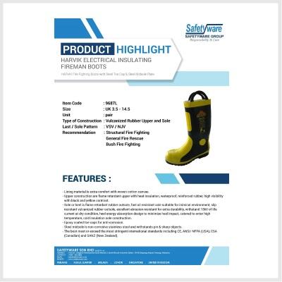 Product Highlight - Harvik Electrical Insulating Fireman Boots