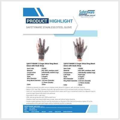 Product Highlight - SAFETYWARE Stainless Steel Glove