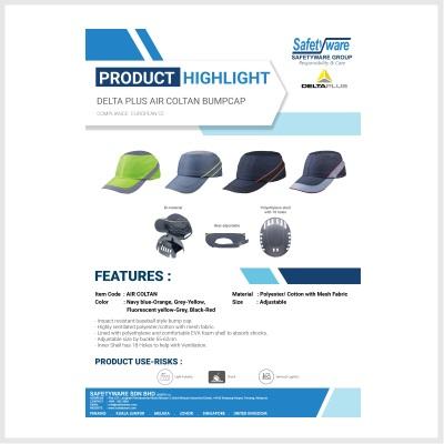 Product Highlight - DELTA PLUS Air Coltan Bump Cap