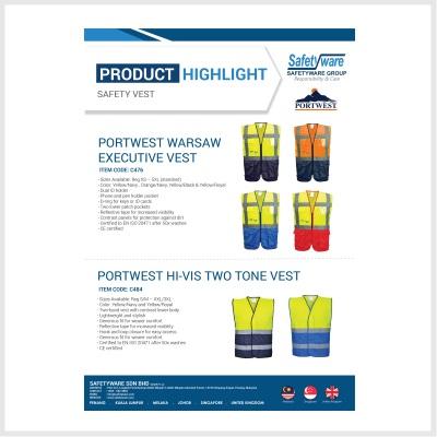 Product Highlight - PORTWEST Safety Vest