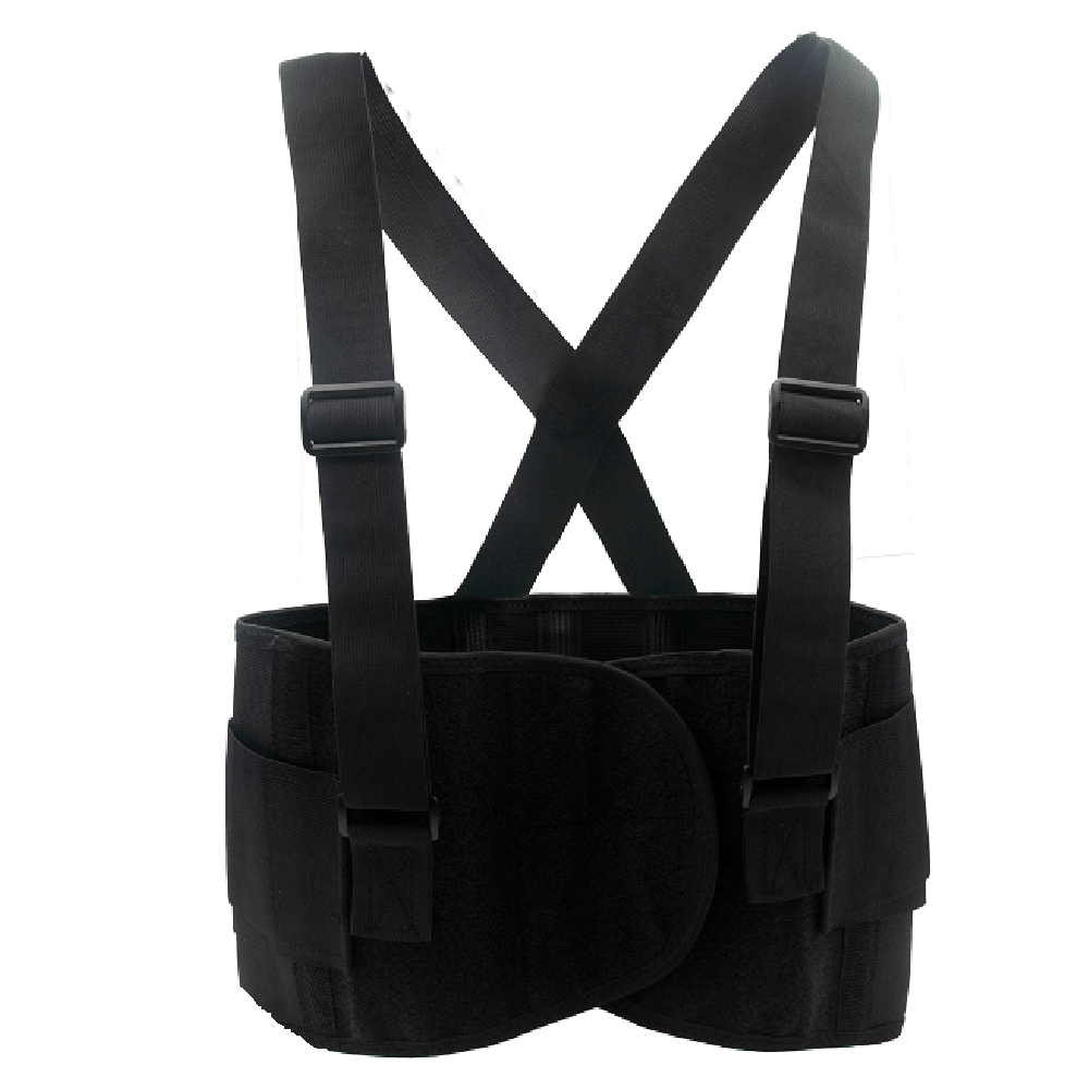 Husky Medium Work Black Back Brace Support Belt (5-Pack) HD668607