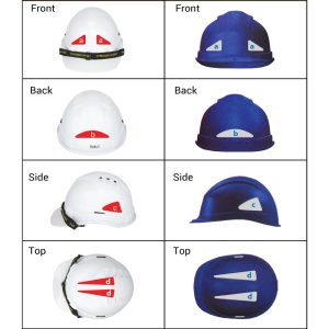 SAFETYWARE HELSTK - Safety Helmet Reflective Sticker