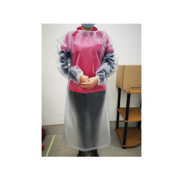 pvc protective gown
