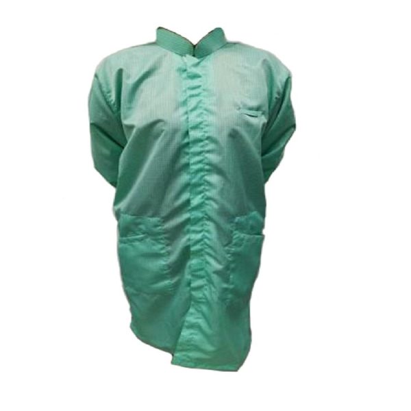 Safetyware Cleanware™ Antistatic Smock With China Style Collar