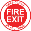Fire Exit Marker Sign
