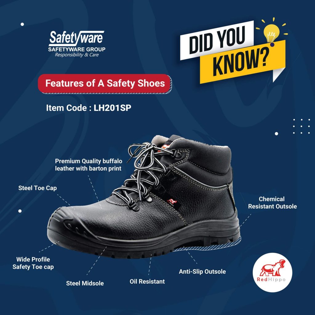 Features of a safety shoes - RedHippo