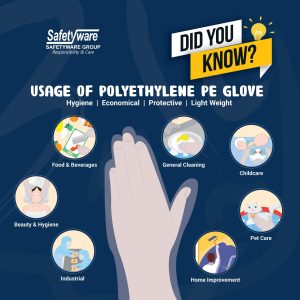 Usage of polyethylene pe glove