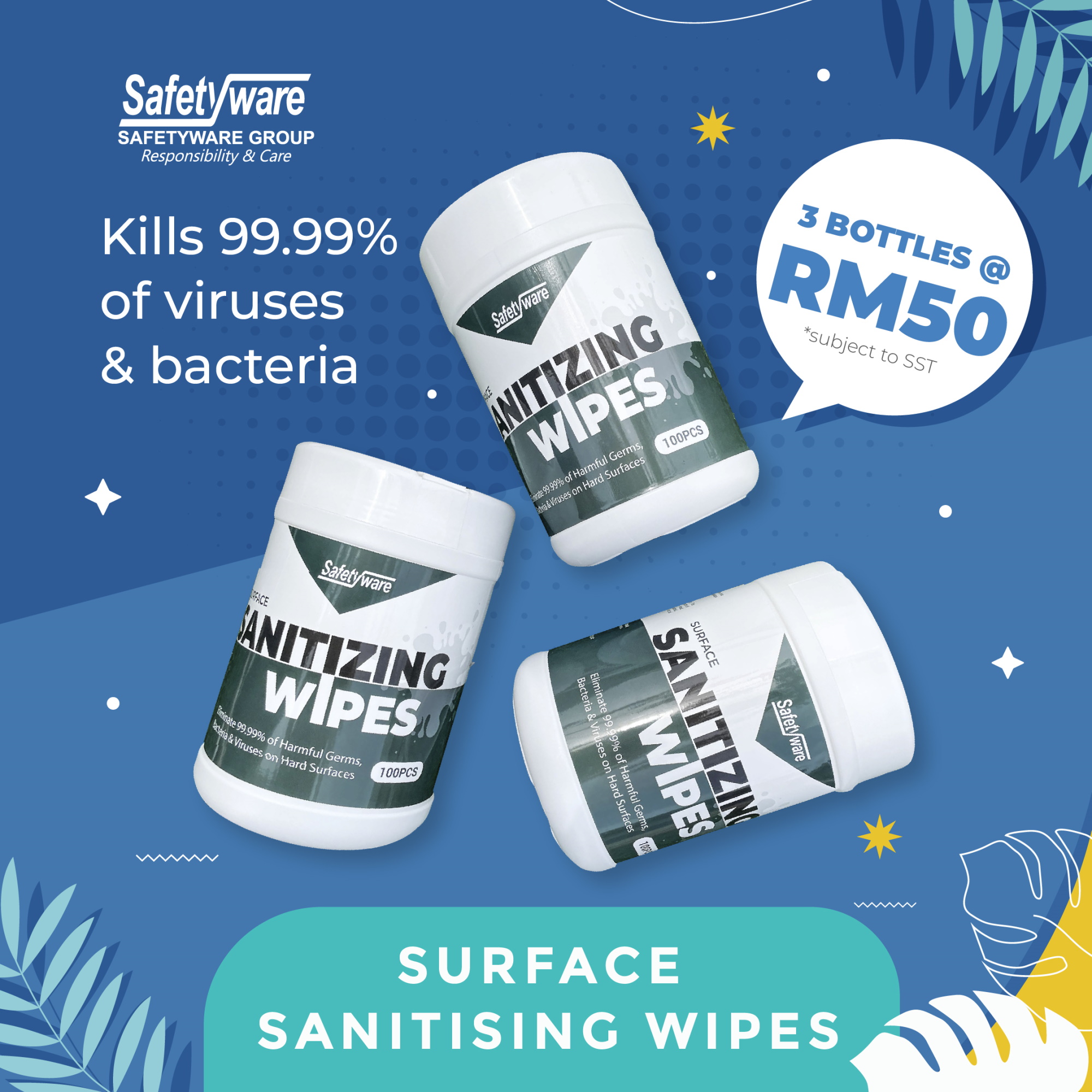Surface Sanitising Wipes Bundle Sales 2021