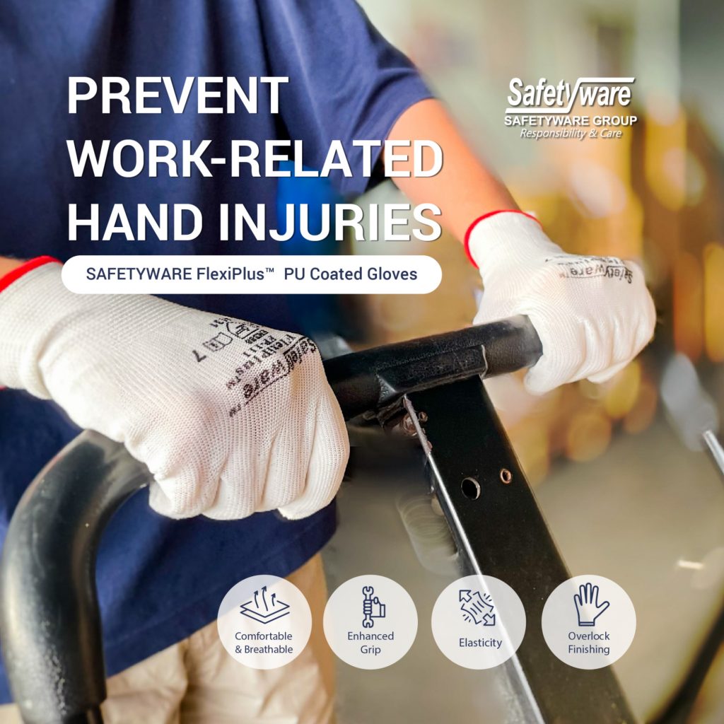 Safetyware - Hand Protection Polyurethane Coated Gloves