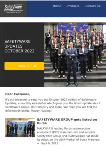 Safetyware Newsletter October 2022-02