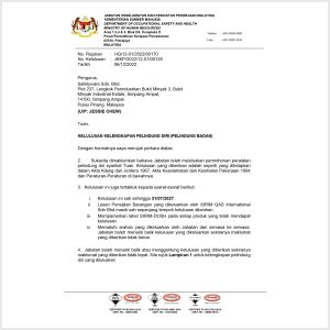 DOSH Approval Letter - APR-PVC-2448-HD-07-02