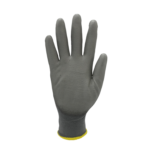 SAFETYWARE FlexiPlus FP-112 Grey PU Palm Coated Glove - Safetyware Sdn Bhd