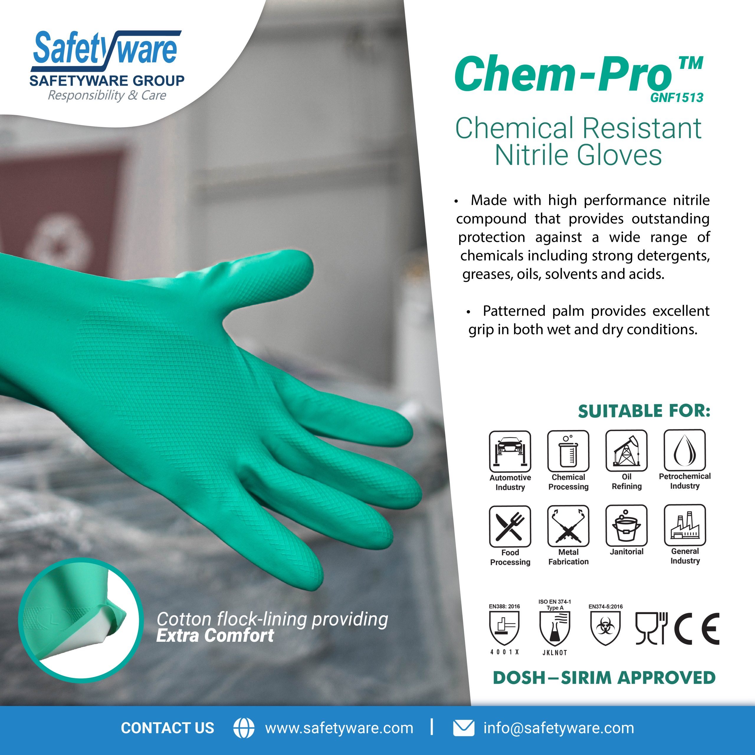 Safetyware ChemPro GNF1513-01