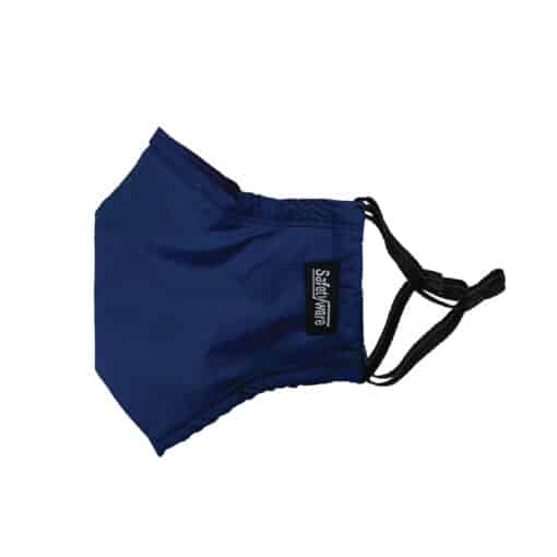 SAFETYWARE 3-Layer Premium Dark Blue Fabric Face Mask