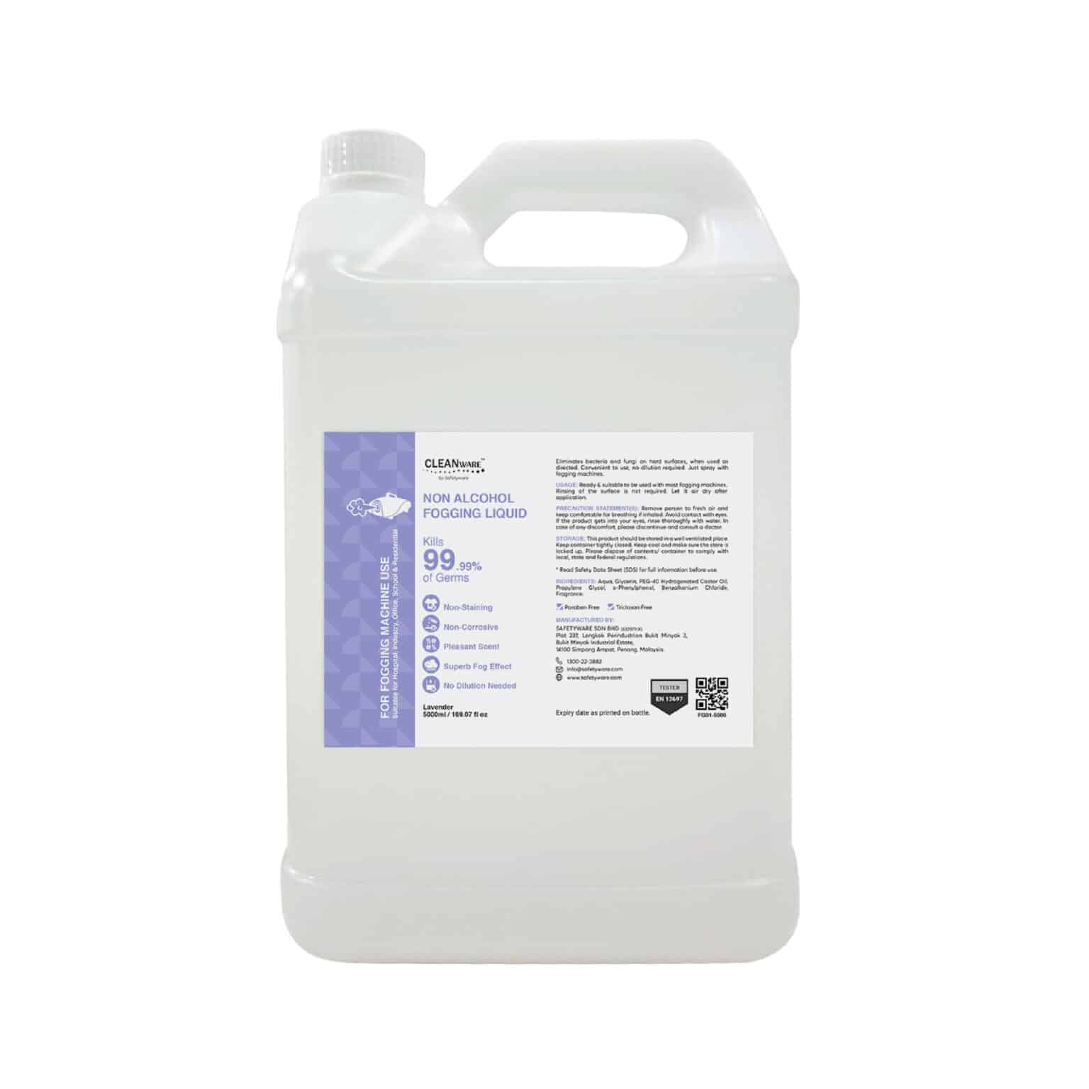 Cleanware CLEANWARE Non Alcohol Fogging Liquid - Safetyware Group
