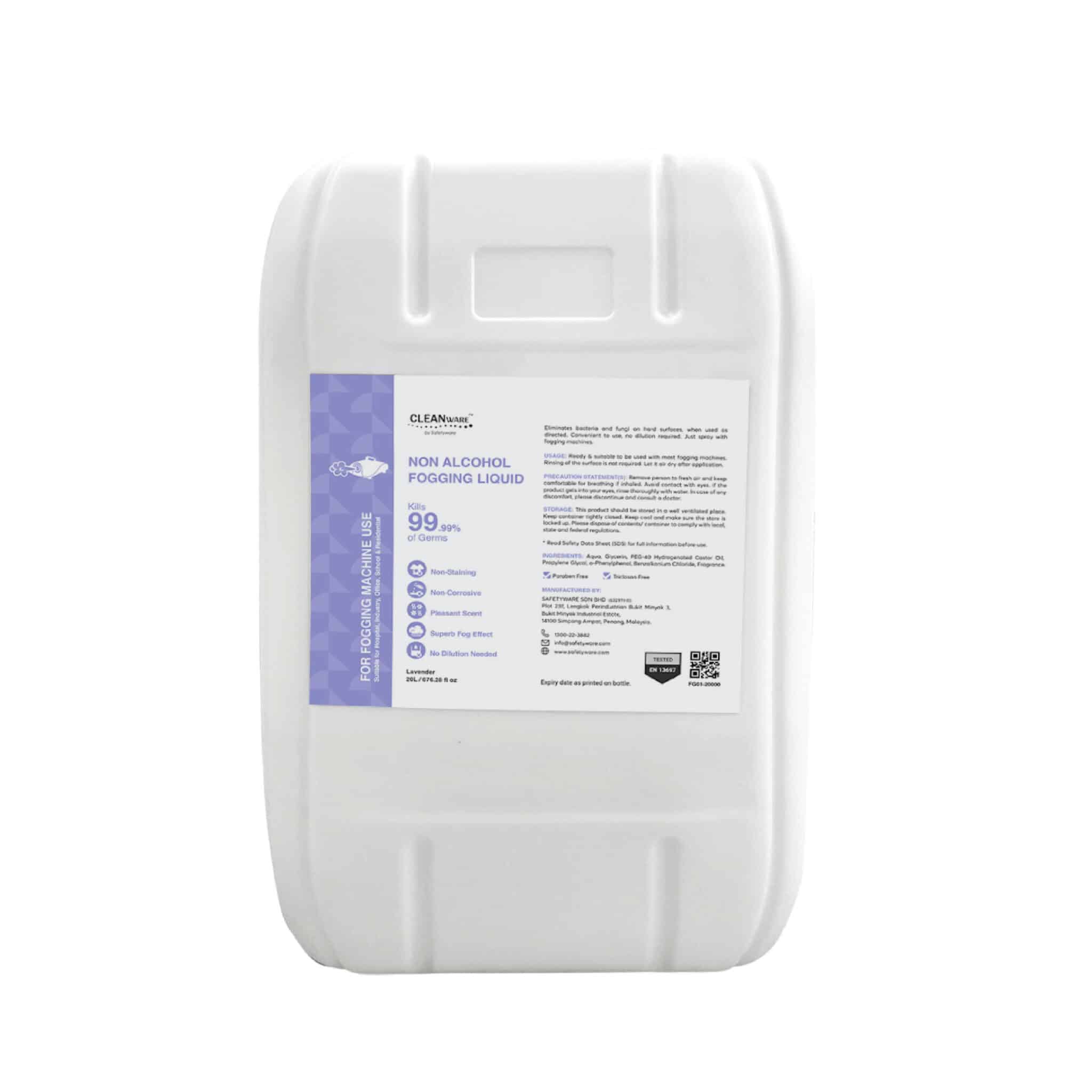 Cleanware CLEANWARE Non Alcohol Fogging Liquid - Safetyware Group