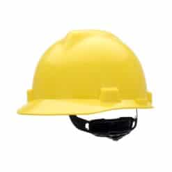 MSA 475360 V-Gard Cap Style Hard Hat - Yellow