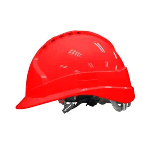 SAFETYWARE Explorer I Vented Safety Helmet Red